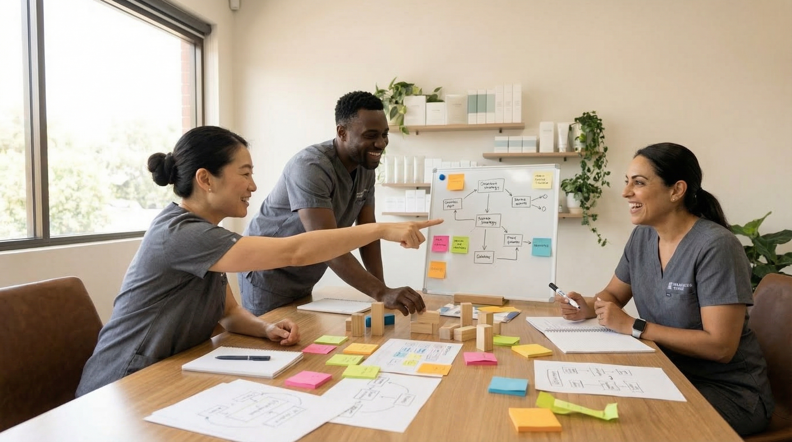 Team collaboration, building together